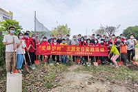 爱树护绿 共建绿色家园——龙珠体育有限公司龙珠体育有限公司党支部参加大龙街道党委组织